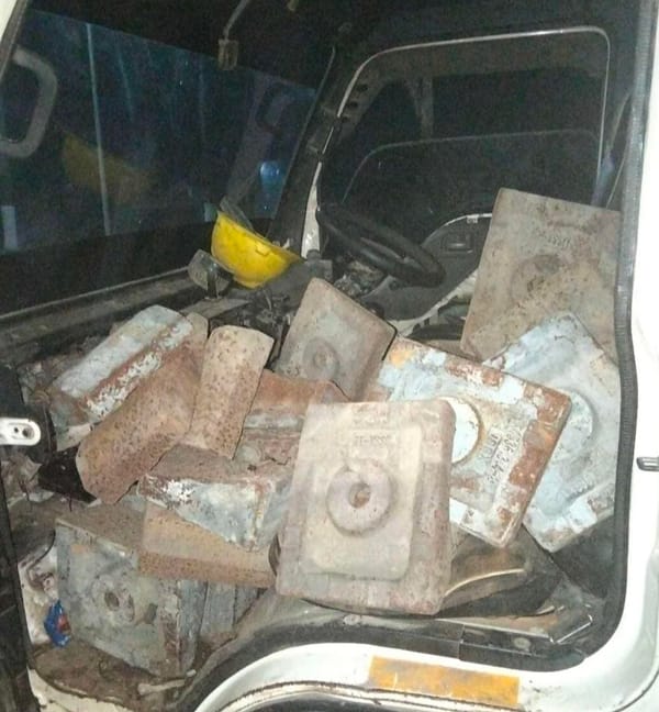 Diduga Curi 18 Plat Lining Grinding, Seorang Pria Warga Lano Diamankan Polisi Haruai
