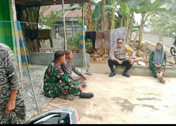 Musim Kemarau, Babinsa Kodim 1002 Ingatkan Warga HST Jangan Bakar Lahan