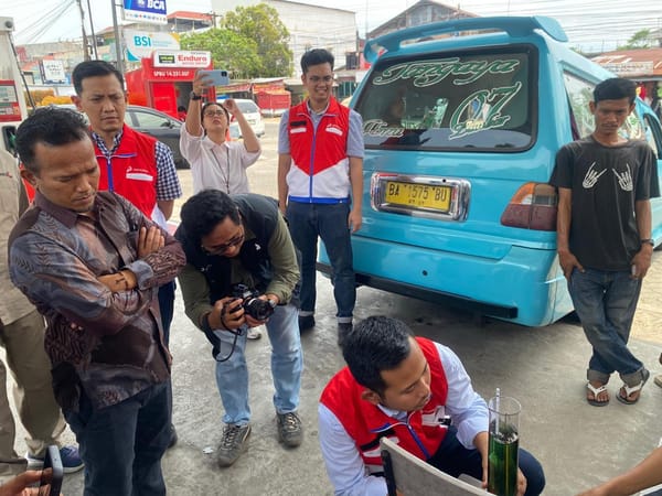 Dugaan Pertalite Berendapan, Ombudsman Sumbar  Uji Lab Sampel BBM