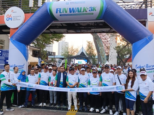 Fun Walk 3K, Saat Langkah Sehat Bertemu Edukasi JKN