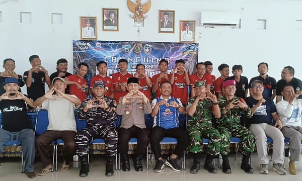 Launching Tim Sepakbola Laskar Nuso Barong, Siap Bawa Nama Puger Naik di Piala Bupati Jember
