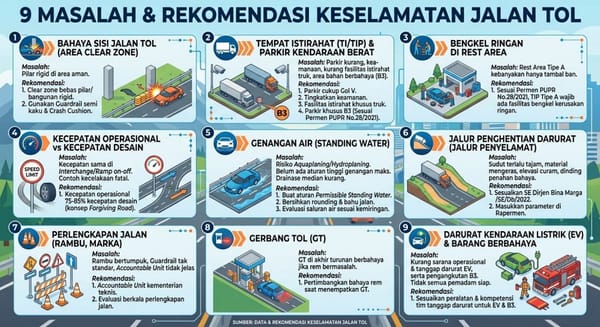 Keselamatan Jalan Tol, Rest Area Hingga Penanganan Mobil Listrik
