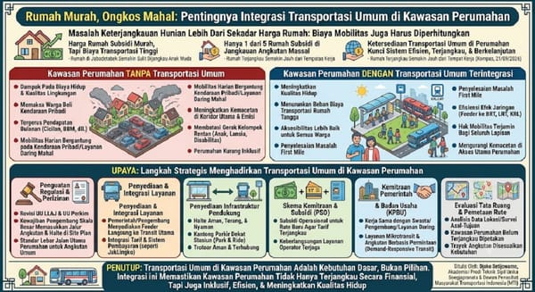 Integrasi Transportasi Umum, Dorong Mobilitas Perkotaan yang Efisien dan Berkelanjutan