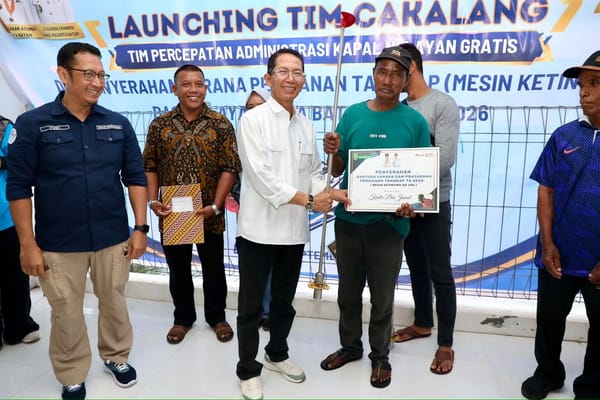 Tim Cakalang Diluncurkan, Pemko Batam Pangkas Birokrasi Dokumen Kapal Nelayan