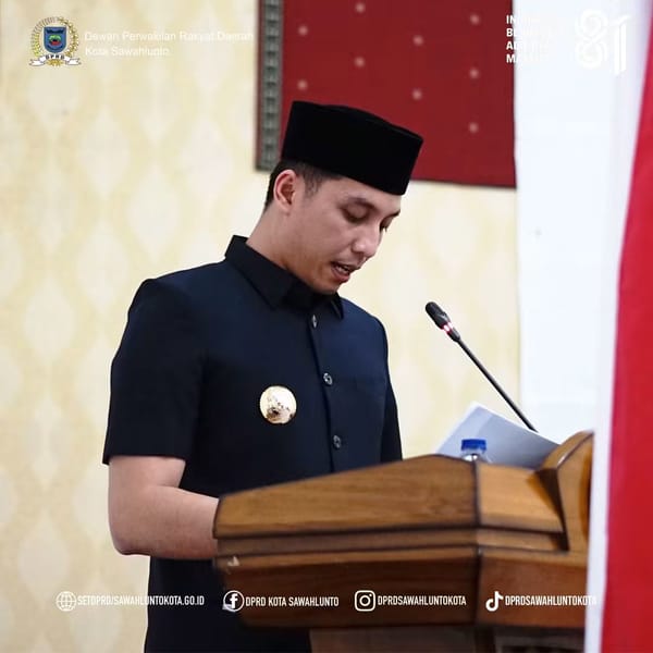 APBD-P 2026 Sawahlunto Disepakati, Ruang Fiskal Makin Terbatas
