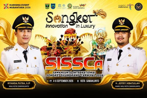 Sawahlunto Bersiap Gemerlap! SISSCa 2026 Bawa Songket Silungkang ke Panggung Mode Dunia