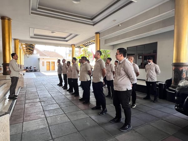 Jelang Pelaksanaan Tugas, Kabag Umum dan Prokopim Mantapkan Kesiapan Tim Protokoler dan Walkat