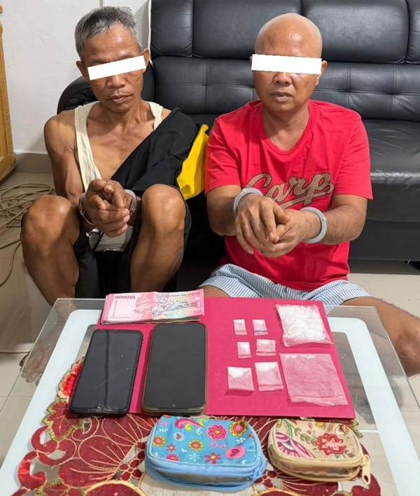 Polsek Mandau Bengkalis Ungkap Penyalahgunaan Sabu, Dua Tersangka Diamankan