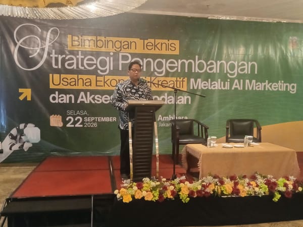 Parekraf Jaksel Dorong Pelaku Ekraf Kuasai AI dan Akses Permodalan