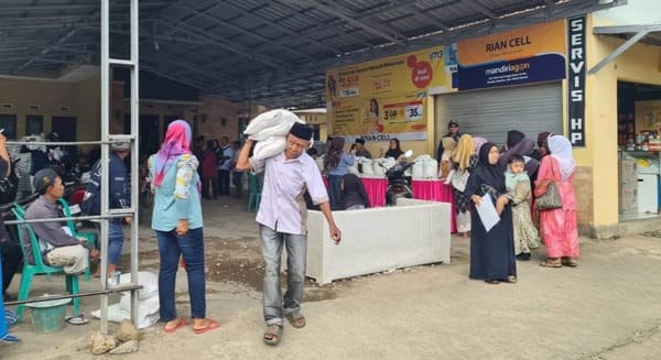 20.322 Keluarga Penerima Manfaat di Bangsalsari Terima Bantuan Pangan 30 kg Beras