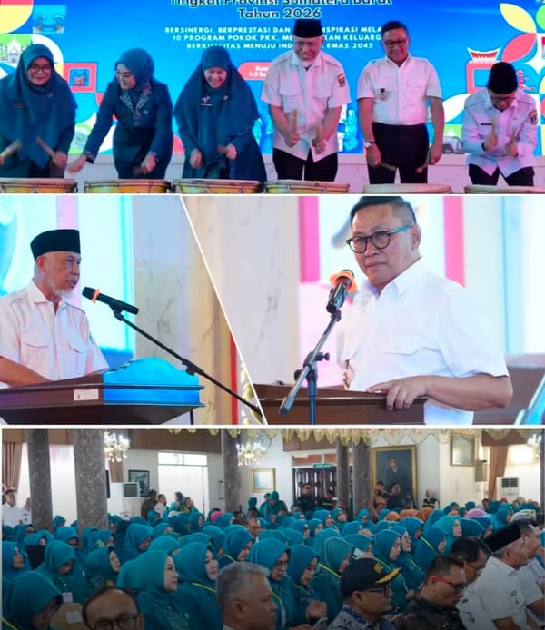 Bukittinggi Tuan Rumah Wirakarya Jambore Kader PKK ke-XXII dan HKG PKK ke-54 Tingkat Sumbar