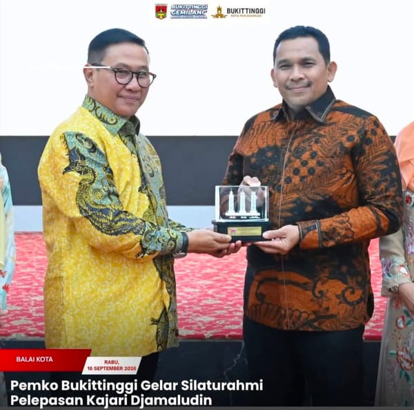 Pemko Bukittinggi Gelar Silaturahmi Pelepasan Kajari Djamaludin