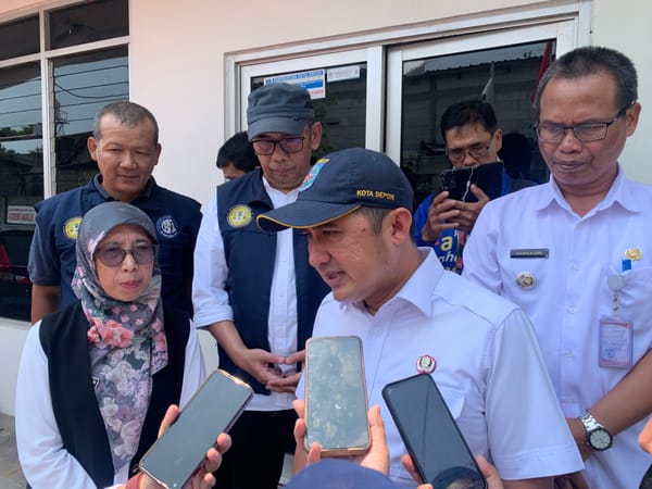 Wakil Walikota Depok  Sidak Ke SPPBE PT Catur Jaya Perkasa Penyalur Gas 3kg Tapos Depok