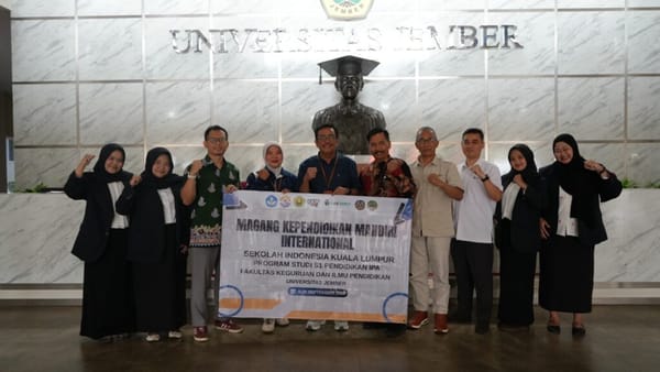 Universitas Jember Lepas Mahasiswa FKIP Magang Kependidikan Internasional di Brunei dan Malaysia
