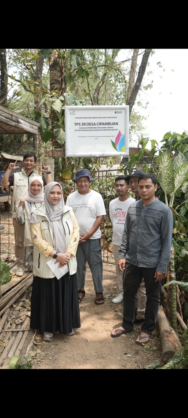 Perkuat Pengelolaan Sampah Berbasis Masyarakat, PLN UIP JBB Dukung KISUCI di Desa Cipambuan