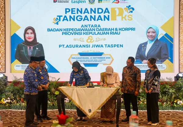 Pemprov Kepri Perkuat Kerjasama dengan PT Taspen untuk Perlindungan dan Jaminan Kesejahteraan bagi ASN