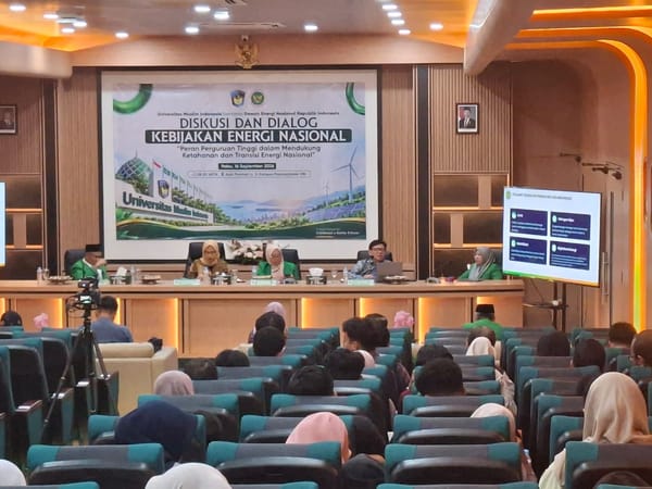 UMI Makassar dan DEN RI Laksanakan Diskusi dan Dialog tentang Kebijakan Energi Nasional