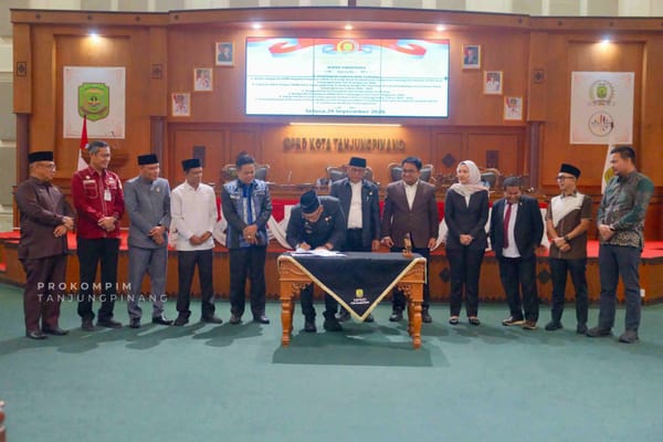DPRD Sahkan APBD Perubahan Kota Tanjungpinang tahun Anggaran 2026