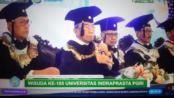 Melalui Gelaran Wisuda Ke-105 Konsistensi Unindra  Untuk Mencerdaskan Kehidupan  Bangsa