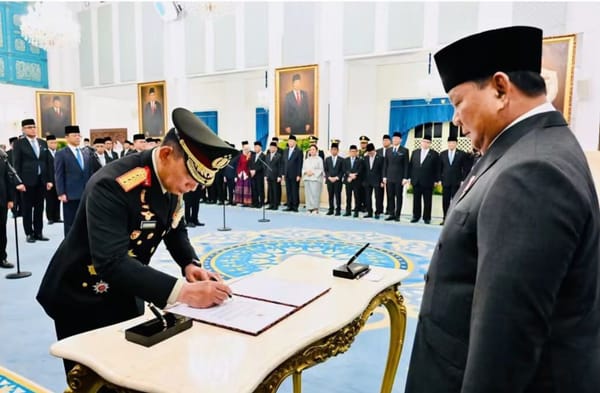 Presiden Prabowo Subianto Lantik Sejumlah Pejabat Tinggi Negara untuk Sisa Masa Jabatan 2024-2029