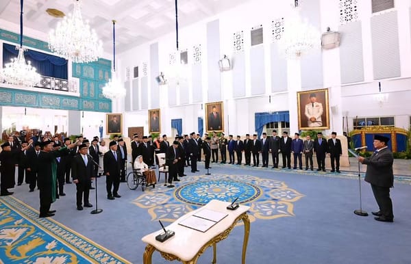 Presiden Prabowo Subianto Lantik 26 Anggota Wantimpres