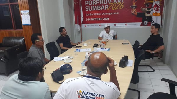 Asprov PSSI Sumbar Turunkan Wasit Terbaik Pimpin Pertandingan Sepakbola Porprov XVI