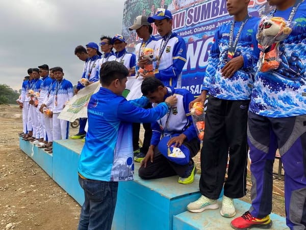 Cabor Arung Jeram Porprov XVI Sumbar di Aek Nabirong Berakhir, Pemkab Pasbar Beri Apresiasi