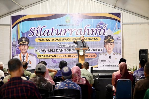 Walikota Batam Berkeliling dan Bersilaturahmi Menyerap Aspirasi Masyarakat
