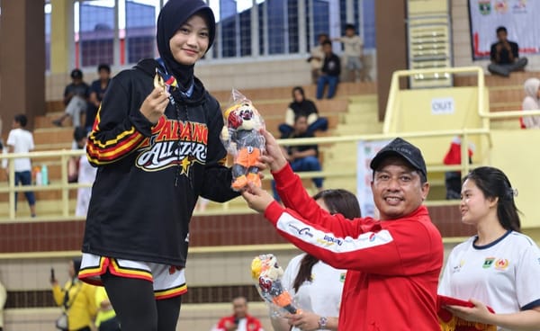 Kota Padang Borong Medali Emas Cabor Basket Porprov XVI Sumbar