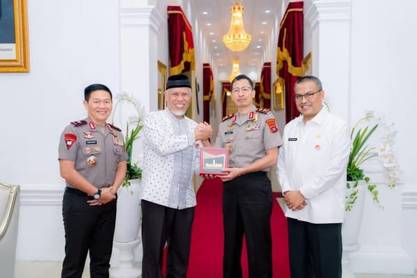 Gubernur dan Kapolda Sumbar Perkuat Sinergi Jaga Keamanan dan Keselamatan Masyarakat