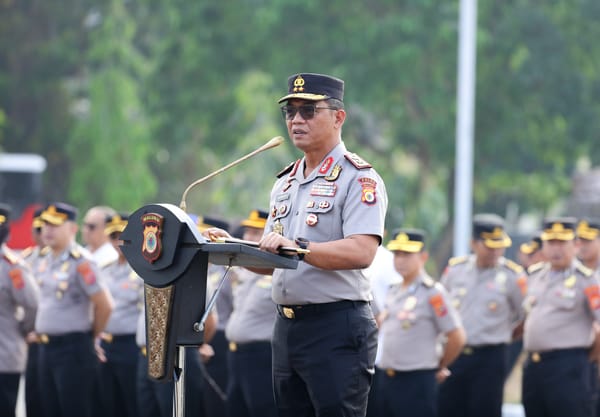 Apel Perdana Kapolda Maluku, Irjen Pol Suwondo Nainggolan Tegaskan Kemanusiaan dan Larang Kekerasan