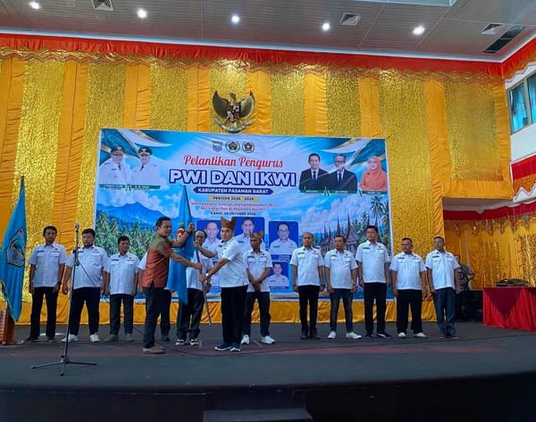 PWI Pasaman Barat Kembali Definitif, Bupati Yulianto Tekankan Independensi Pers