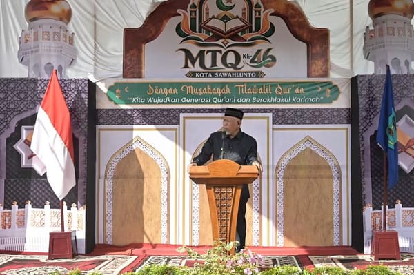 Buka MTQ ke-46 Kota Sawahlunto, Gubernur Ajak Masyarakat Membumikan Nilai-Nilai Al-Qur’an