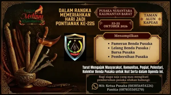 Festival Melayu Khatulistiwa II Merawat Jejak Pusaka dan Identitas Pontianak