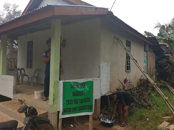 TMMD ke 130 Kodim 1209/Bengkayang Wujudkan Impian Warga Dusun Sebujid Baru