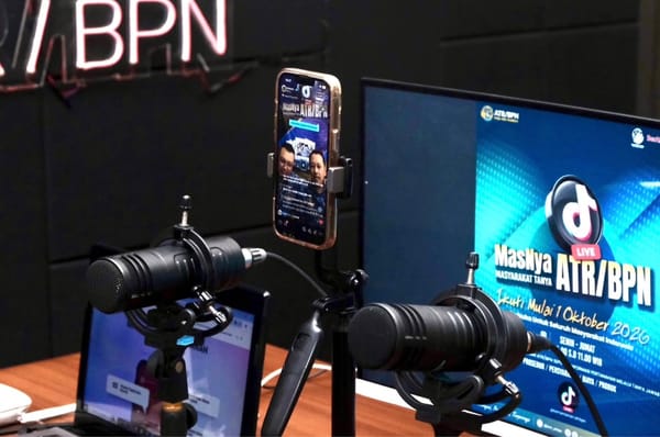 ATR/BPN Buka Ruang Tanya Jawab Layanan Pertanahan Lewat Live TikTok