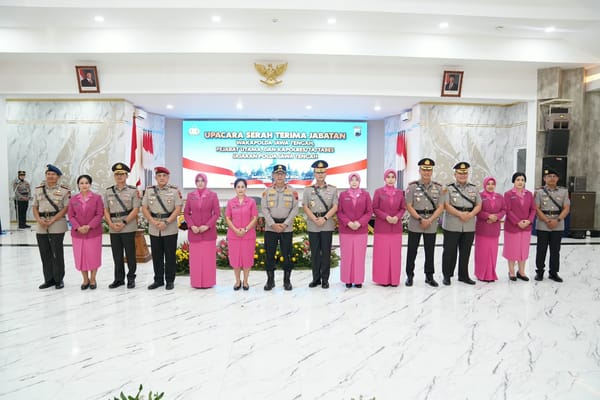 Kapolda Jateng Pimpin Sertijab 13 Jabatan, Sejumlah Kapolres Berganti