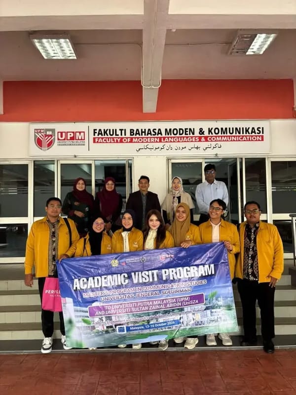 Magister Ilmu Komunikasi Unsoed Jajaki Kolaborasi Riset dengan Dua Universitas Malaysia
