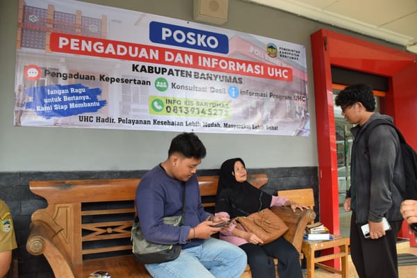 Bupati Sadewo Tegaskan UHC Banyumas Tetap Berjalan, Posko Pengaduan Dibuka