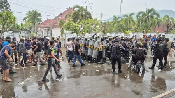 Pastikan Kesiapan Personel Hadapi Gangguan Kamtibmas, Polres Kepulauan Yapen Gelar Sispamkota
