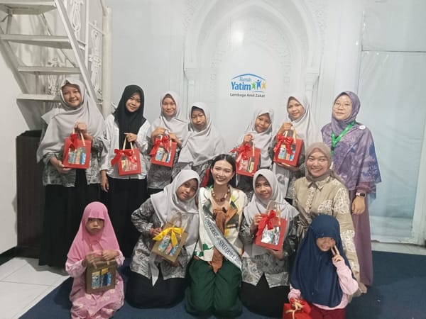 Miss Universe Singapore 2026 Ajak Anak-anak Rumah Yatim Kaliurang Berani Bermimpi dan Percaya Diri