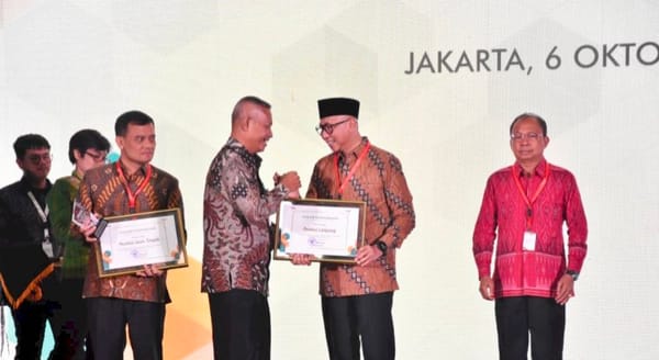 Pemprov Lampung Terima Penghargaan Atas Penguatan Pendidikan Anti Korupsi di Satuan Pendidikan Dari KPK