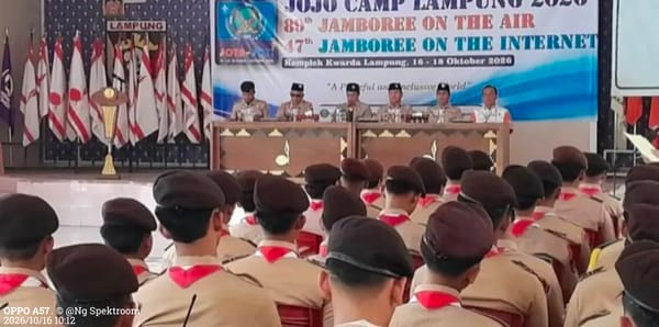 Kwarda Lampung Gelar Jota-Joti Camp 2026, Dorong Pramuka Cakap Digital