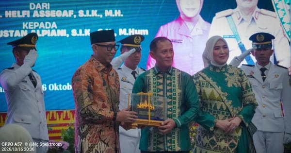 Pisah Sambut Kapolda Lampung, Gubernur Mirza: "Pembangunan Tidak Akan Bisa Berjalan Tanpa Rasa Aman"