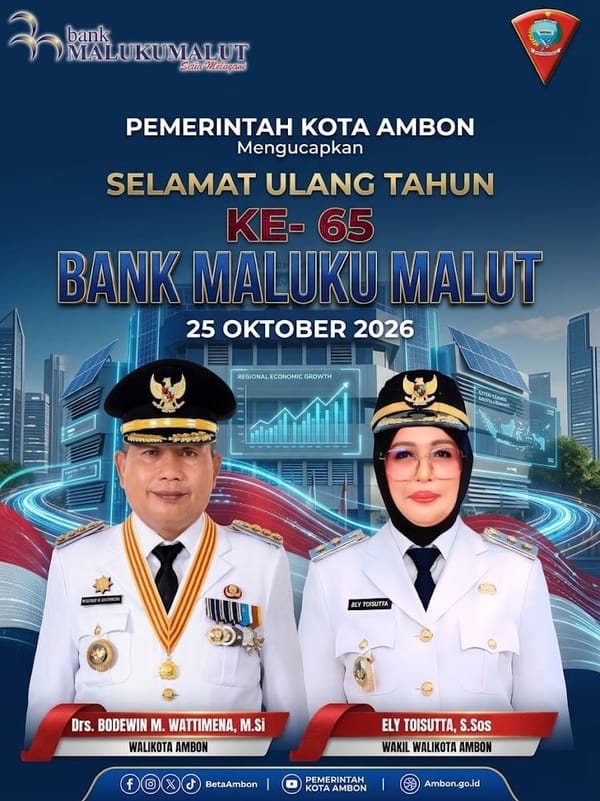 HUT KE-65 Bank Maluku Malut