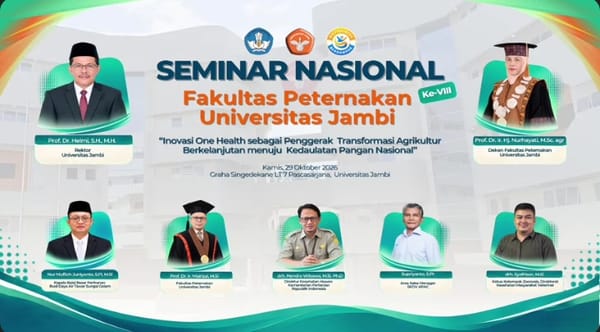 Seminar Nasional Fakultas Peternakan UNJA Jadi Wadah Pertukaran Ilmu Pengetahuan, Gagasan Dan Inovasi Lintas Disiplin Ilmu