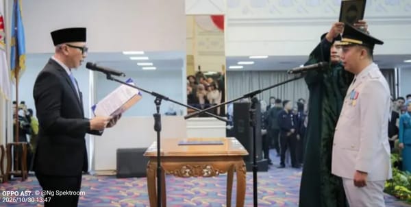 Lantik Wakil Bupati Way Kanan, Gubernur Mirza Minta, Kepentingan Masyarakat Harus Diprioritaskan