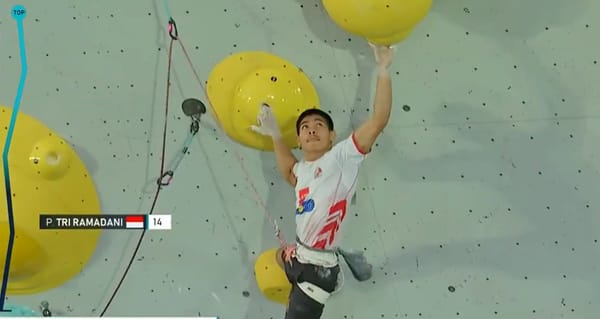 World Climbing Series 2026, Putra Tri Ramadani Sumbang Medali Perak