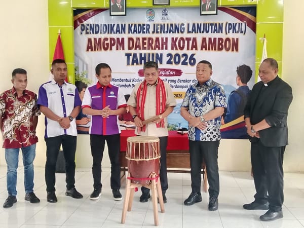 Walikota Ambon Dorong AMPG Cetak Pemimpin Muda yang Transformatif