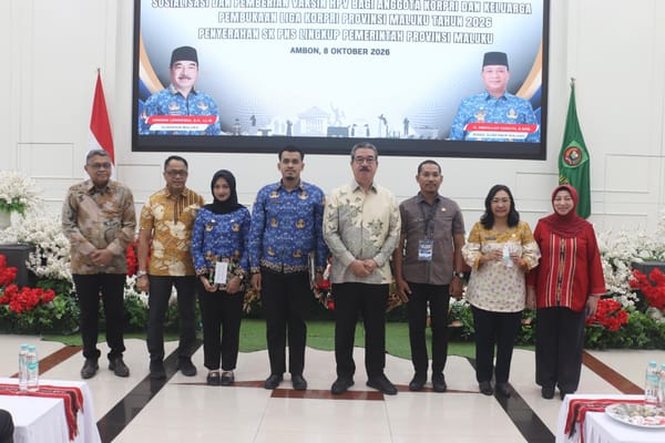 Gubernur  Maluku Dorong ASN Sehat dan Profesional, Pelayanan Publik Harus Makin Kuat